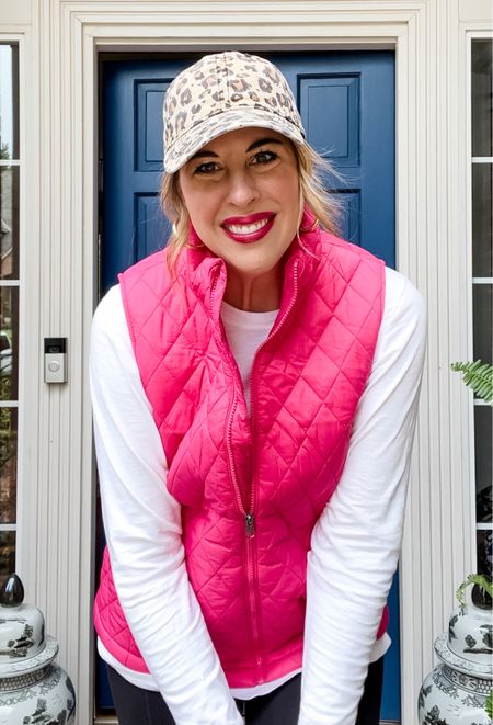 When the first chill in the air arrives, this vest is the perfect layer! True to size (plus sizes too!), 5 colors, perfect length… grab the vest +leopard hat together for under $25!!
@walmartfashion #ad #walmartfashion

#LTKstyletip #LTKover40 #LTKSeasonal