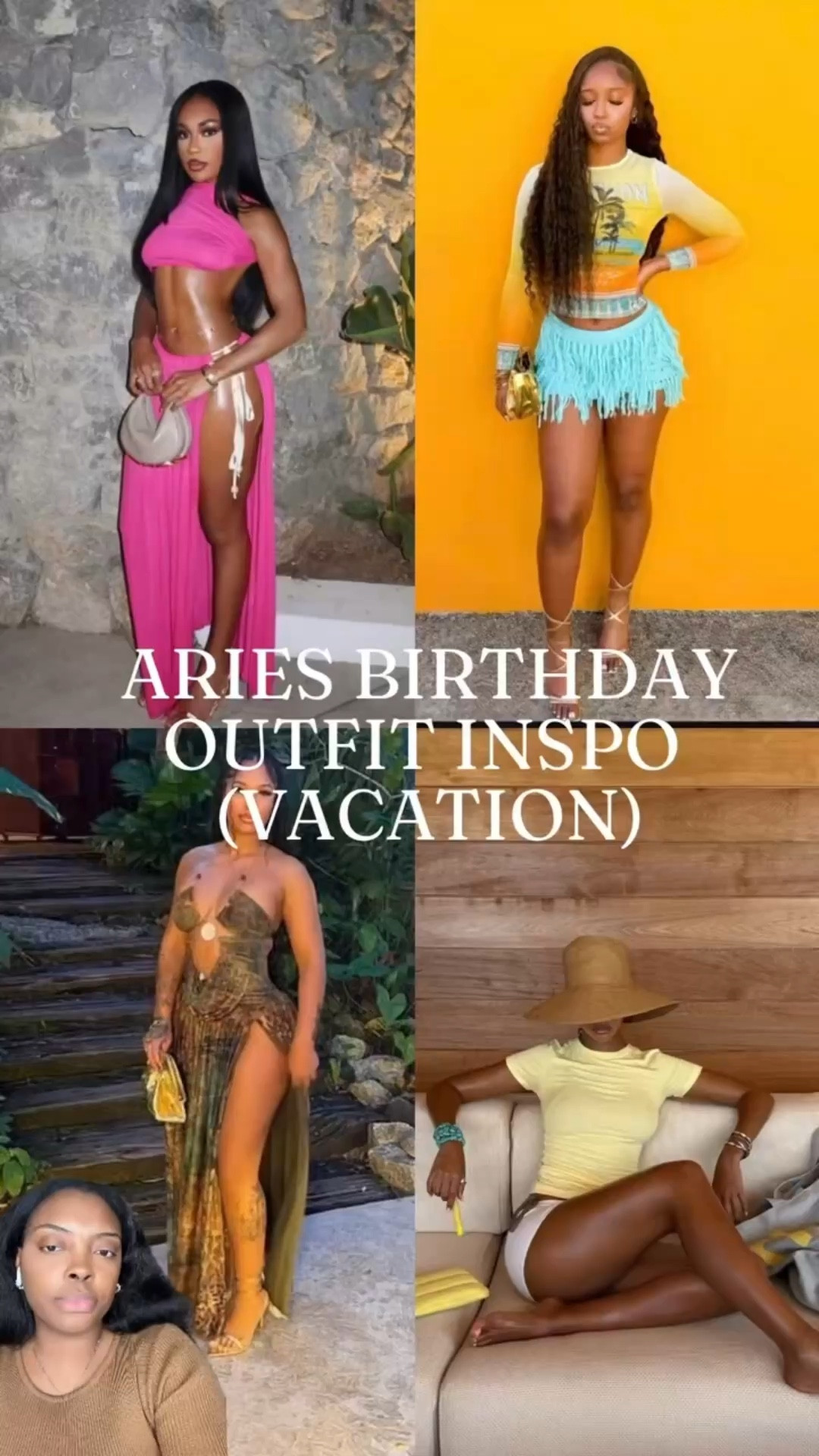 Aries birthday vacation looks. Vacation looks are my favorite just so cute and sexy !! 

#LTKgrwm #LTKFestival #LTKootd