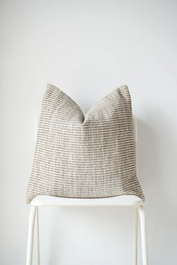 Neutral Hemp hand woven Pillow Cover | Etsy | Etsy (UK)
