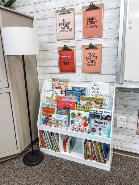 classroom bookshelf in my middle school classroom for my child development class children’s books corner! still need a rug!

| teacher | classroom | bookshelf | amazon classroom | classroom decor | classroom organization 

#LTKSeasonal #LTKBacktoSchool