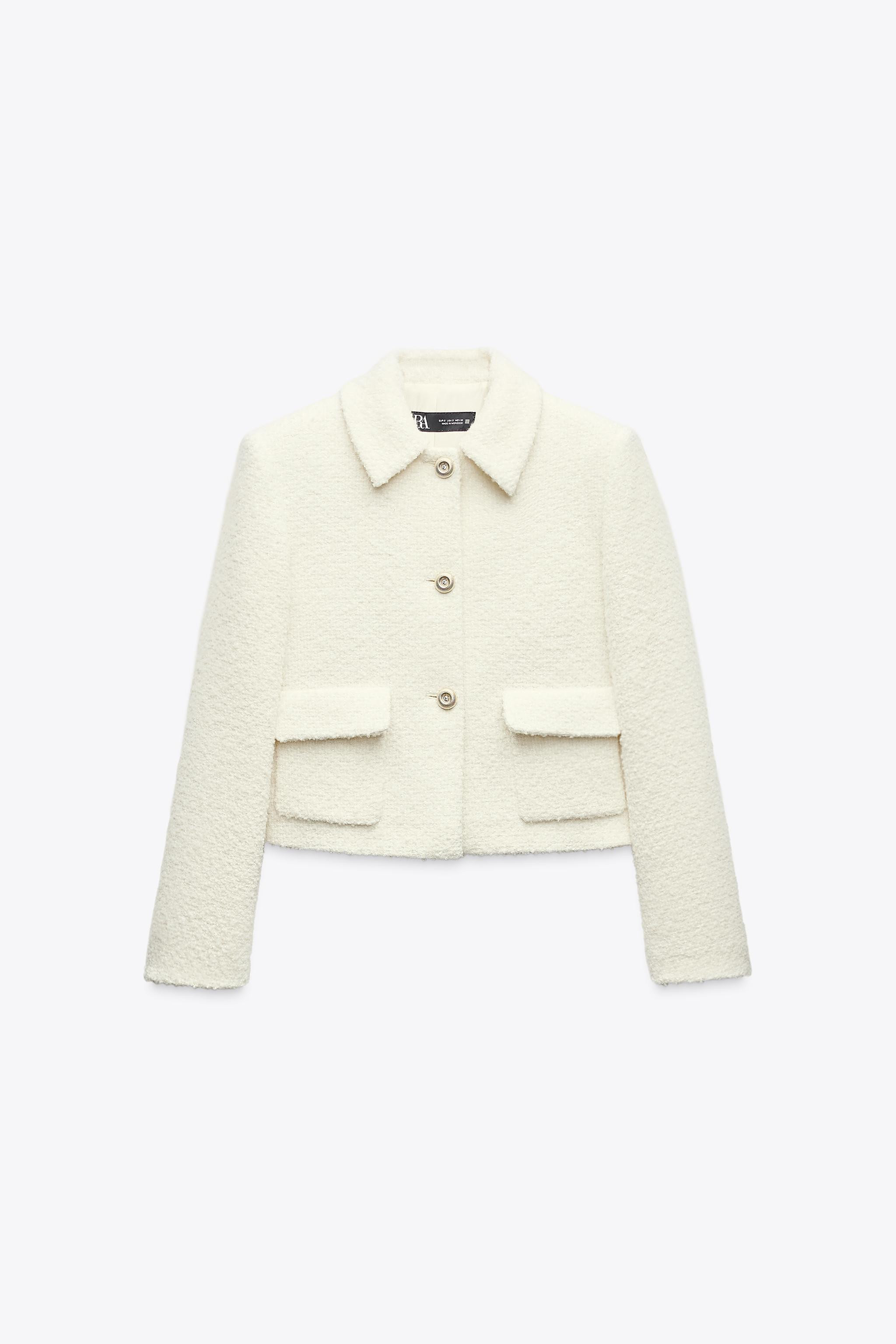 SHORT BOUCLÉ JACKET | Zara US