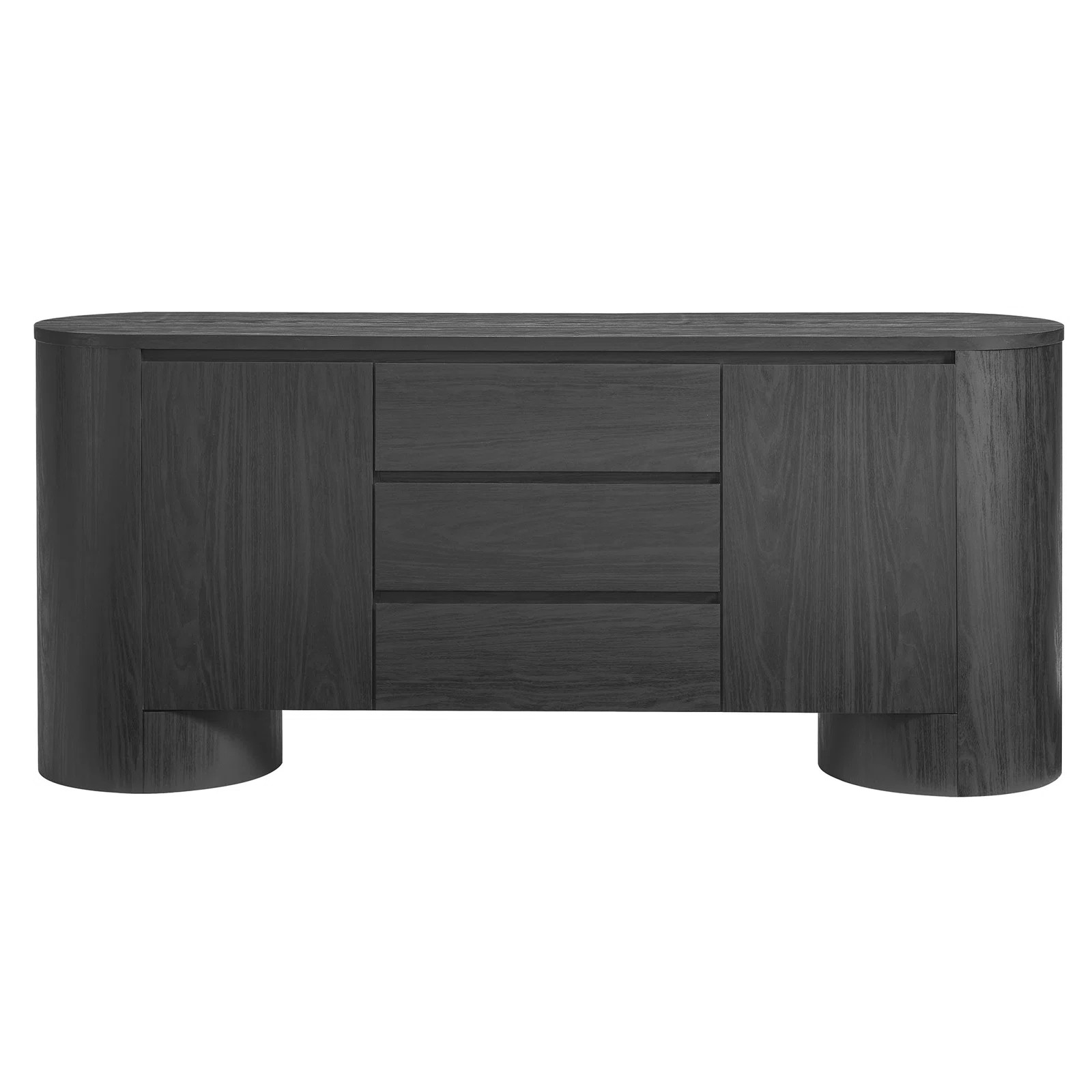 Duval 71" Rounded Sideboard Storage Cabinet | Wayfair North America