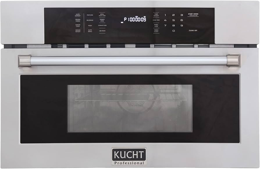 Kucht KM30C Built in Microwave Oven, Stainless Steel | Amazon (US)