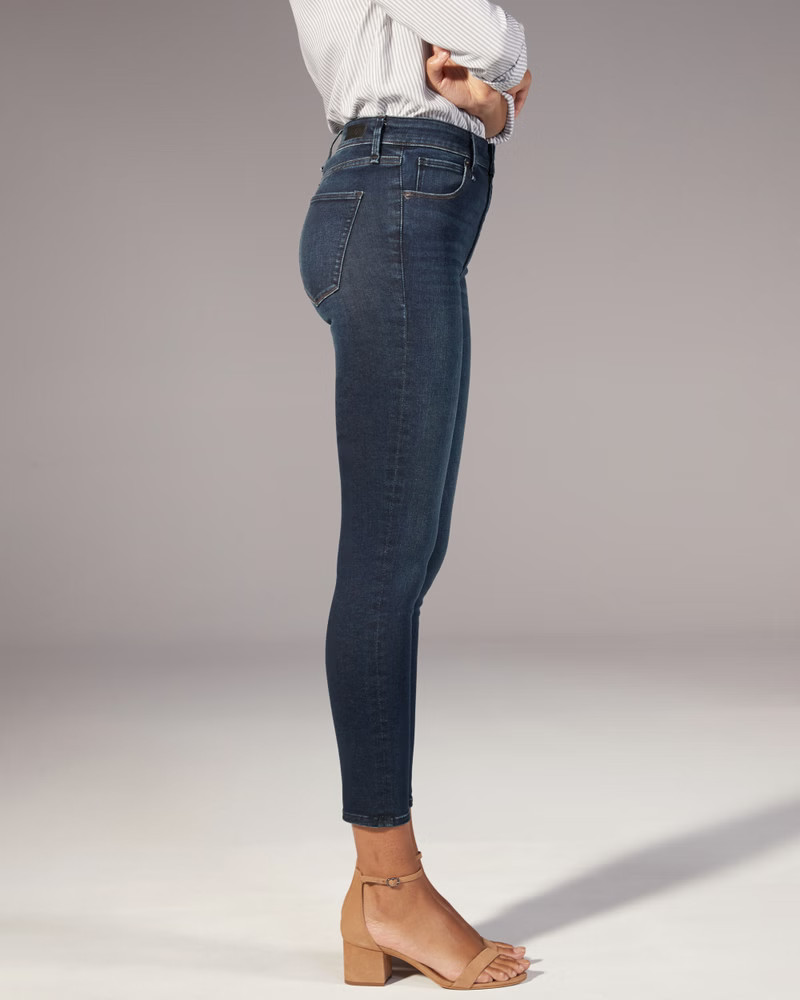 High Rise Super Skinny Ankle Jeans | Abercrombie & Fitch (US)
