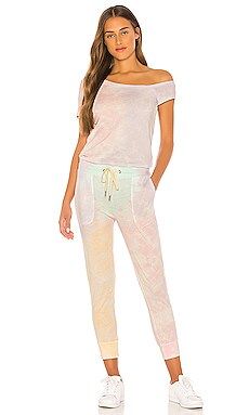 n:philanthropy Britton Jumpsuit in Sherbert Rainbow Tie Dye from Revolve.com | Revolve Clothing (Global)