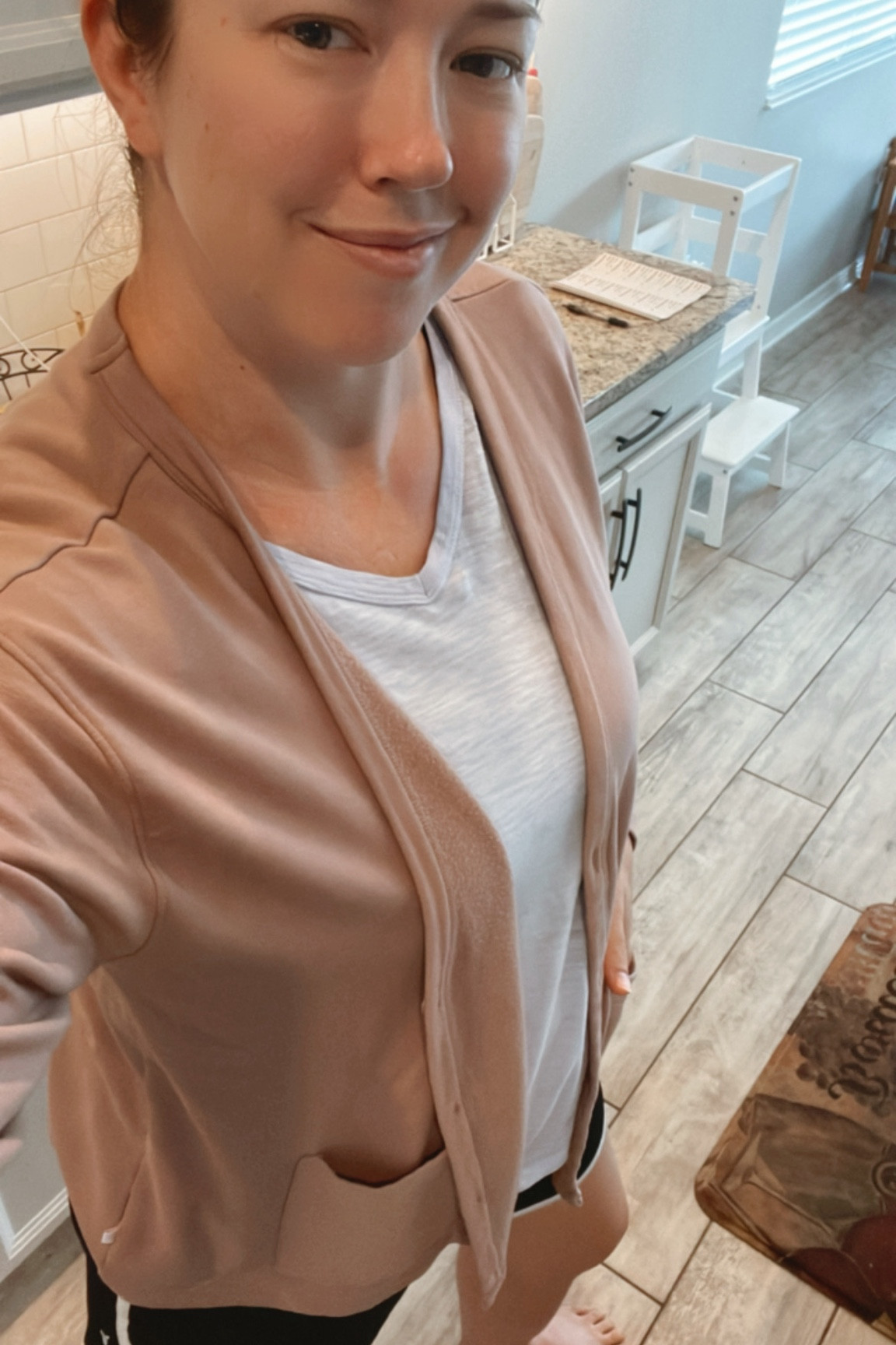 Basic cardigan great for running errands, wearing around the house, or an “in case I get cold item” when you go out. Old navy find. Wearing a large Tall. I’m 5’10 for reference  

#LTKstyletip #LTKfindsunder50 #LTKmidsize