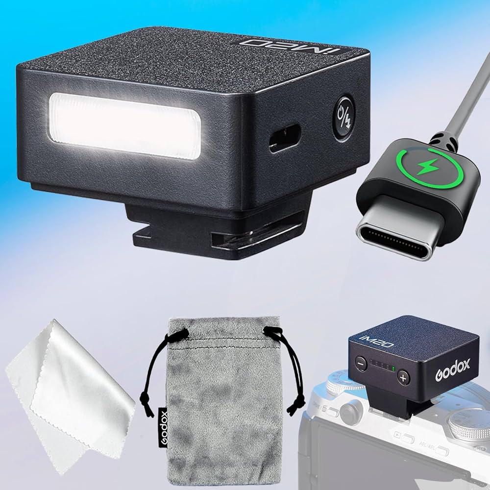 Godox Flash Godox iM20 Camera Flash - GN10/470 mAh/Type-c Charge/440 Full-Power Flashes/3s Recycl... | Amazon (US)