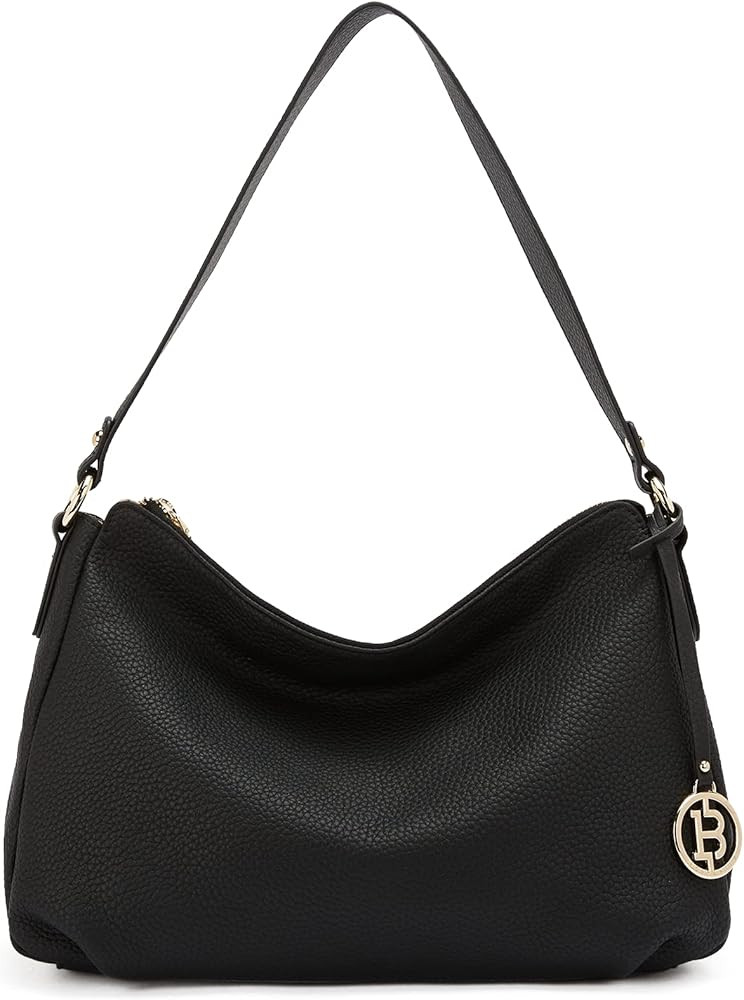 BOSTANTEN Purses for Women Vegan Leather Shoulder Bag Designer Ladies Hobo Handbags Pocketbooks | Amazon (US)