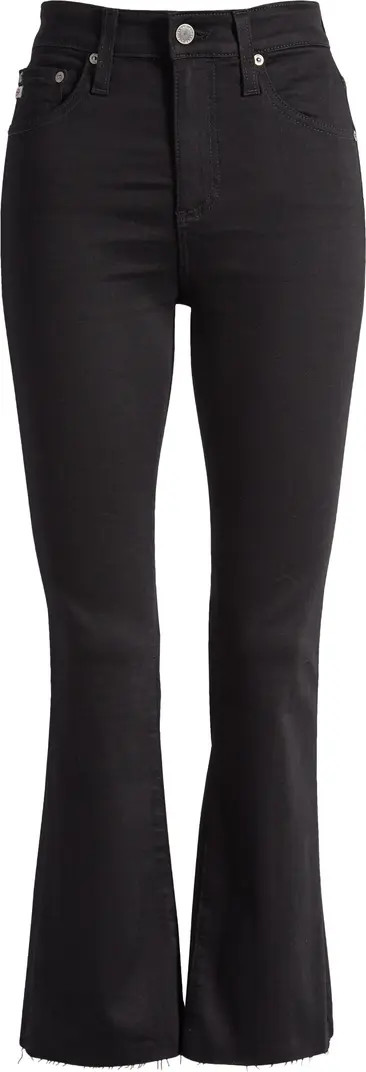 Farrah Raw Hem High Waist Ankle Bootcut Jeans | Nordstrom