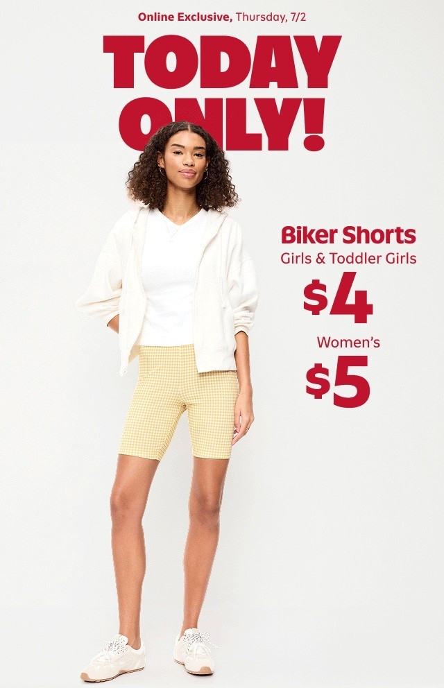 Biker shorts are on sale at Old Navy and baby this is your sign to stock up 😍🖤

Whether you’re working out, running errands, chasing toddlers, or just living in comfy clothes, biker shorts are one of my summer wardrobe essentials.

Shop all my favorite Old Navy biker shorts on my LTK.

#ShoppingWithPriiincesss #OldNavy #BikerShorts #SaleAlert #LTKDeals #LTKFashion #AthleisureStyle #MomStyle #CasualLooks #SummerStyle #EverydayFashion #ComfyStyle #WardrobeEssentials #AtlantaMom #Atlantamom #Atlantabloggers #Atlantablogger #AtlantaCreator #Atlantacontentcreators #Atlantacontentcreator

#LTKSeasonal #LTKSaleAlert #LTKootd