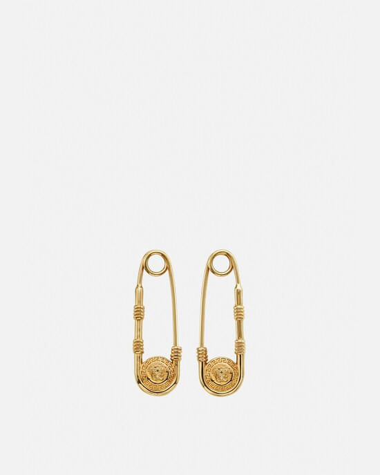 Safety Pin Earrings | Versace (US)