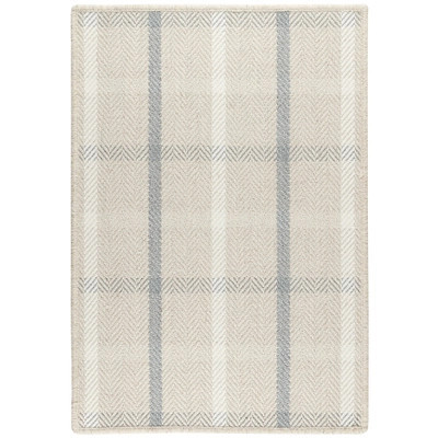 Jackson Beige/Slate Woven Wool Custom Rug | Annie Selke