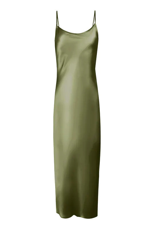 KES NYC Minimal Slip Dress - Sage - Green - XS | Verishop