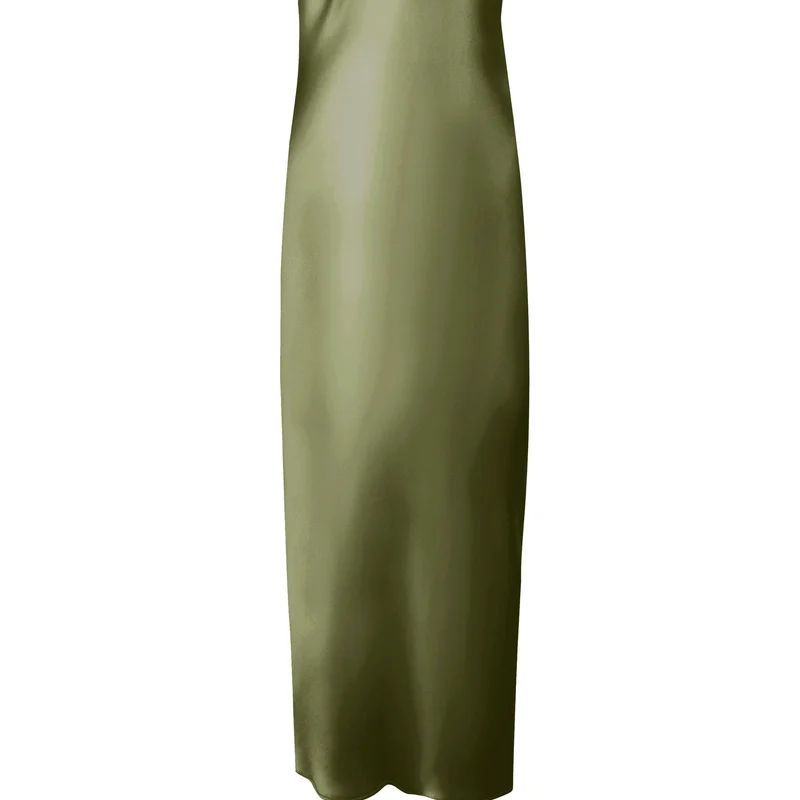 KES NYC Minimal Slip Dress - Sage - Green - XS | Verishop