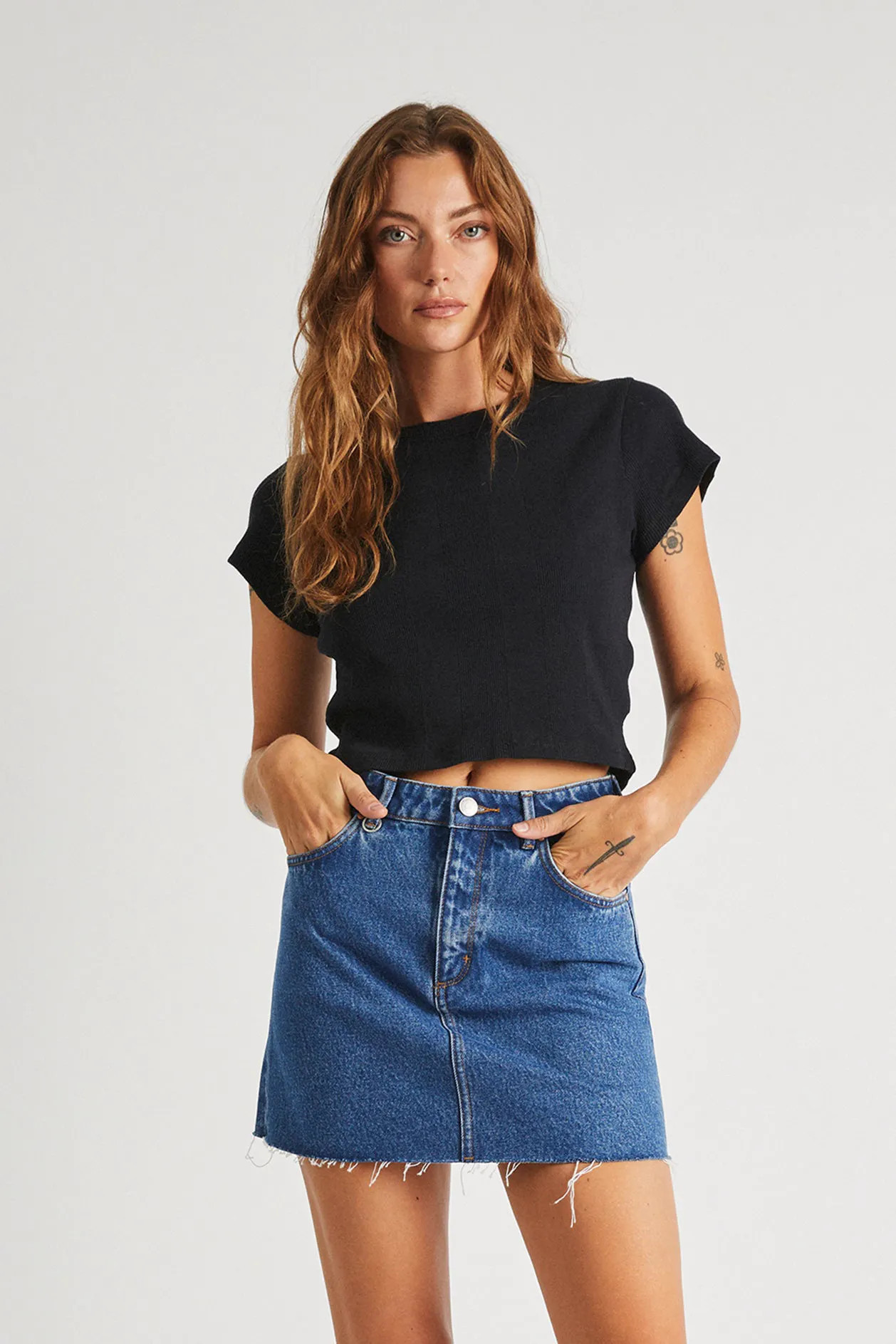 Darcy Skirt - French Blue | Neuw Denim