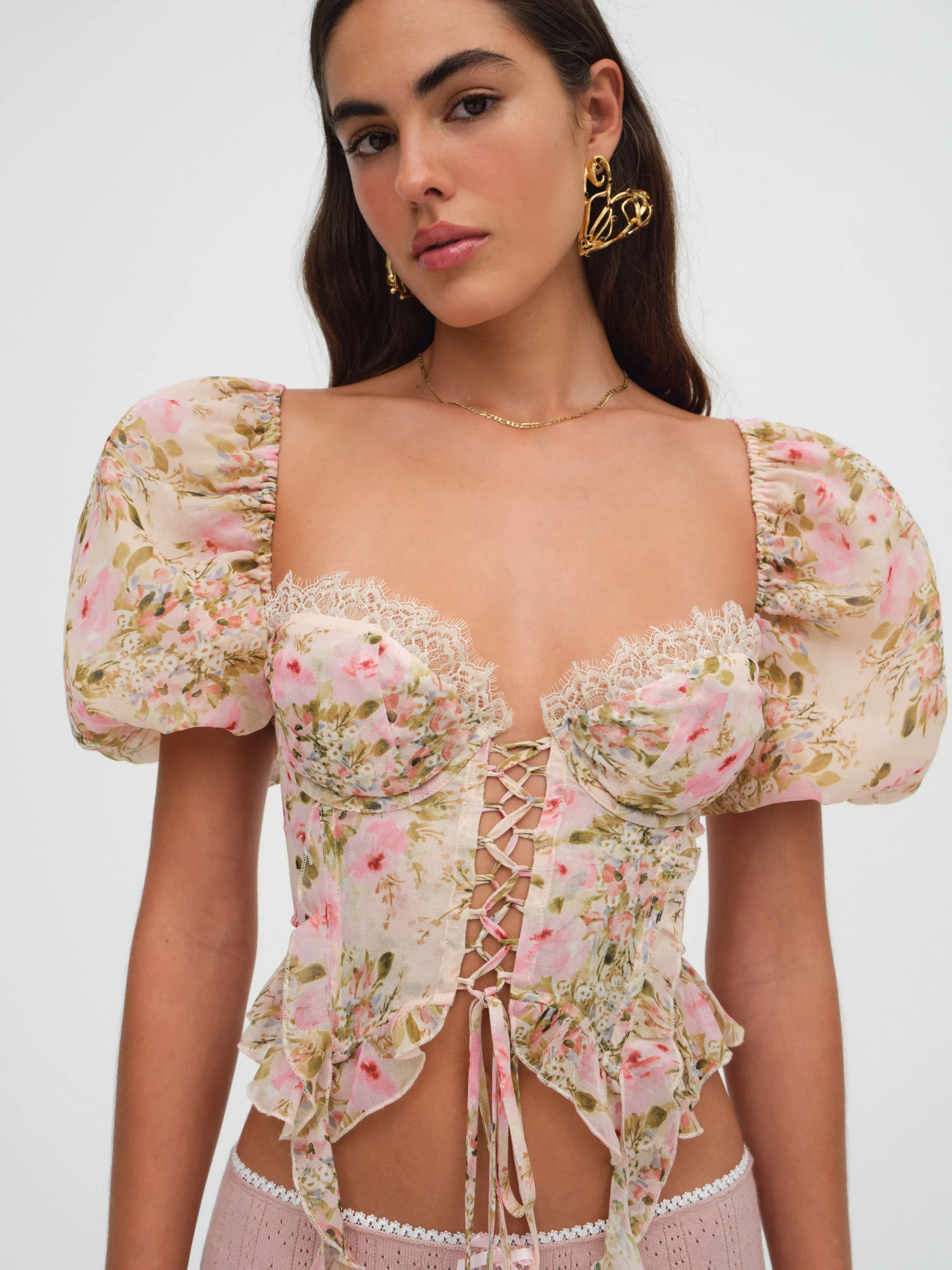 Emmaline Corset Top | For Love & Lemons