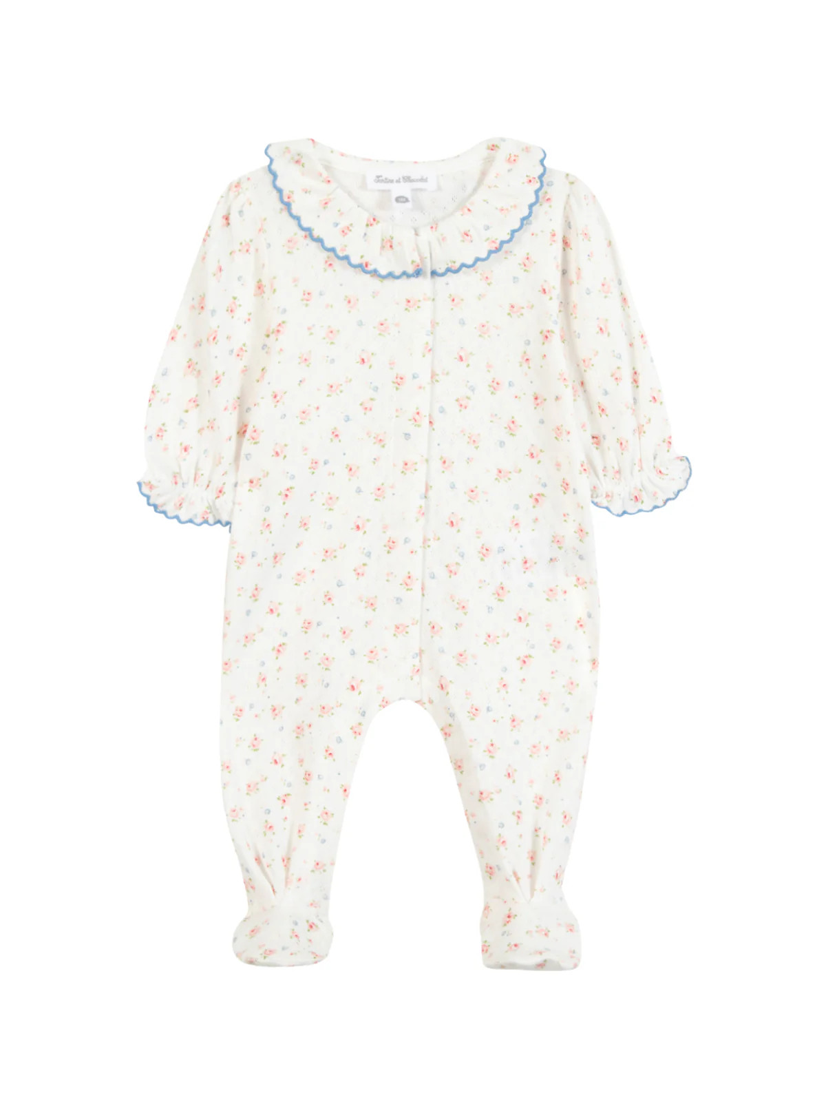 Rose Garden Ruffle Footie | Danrie