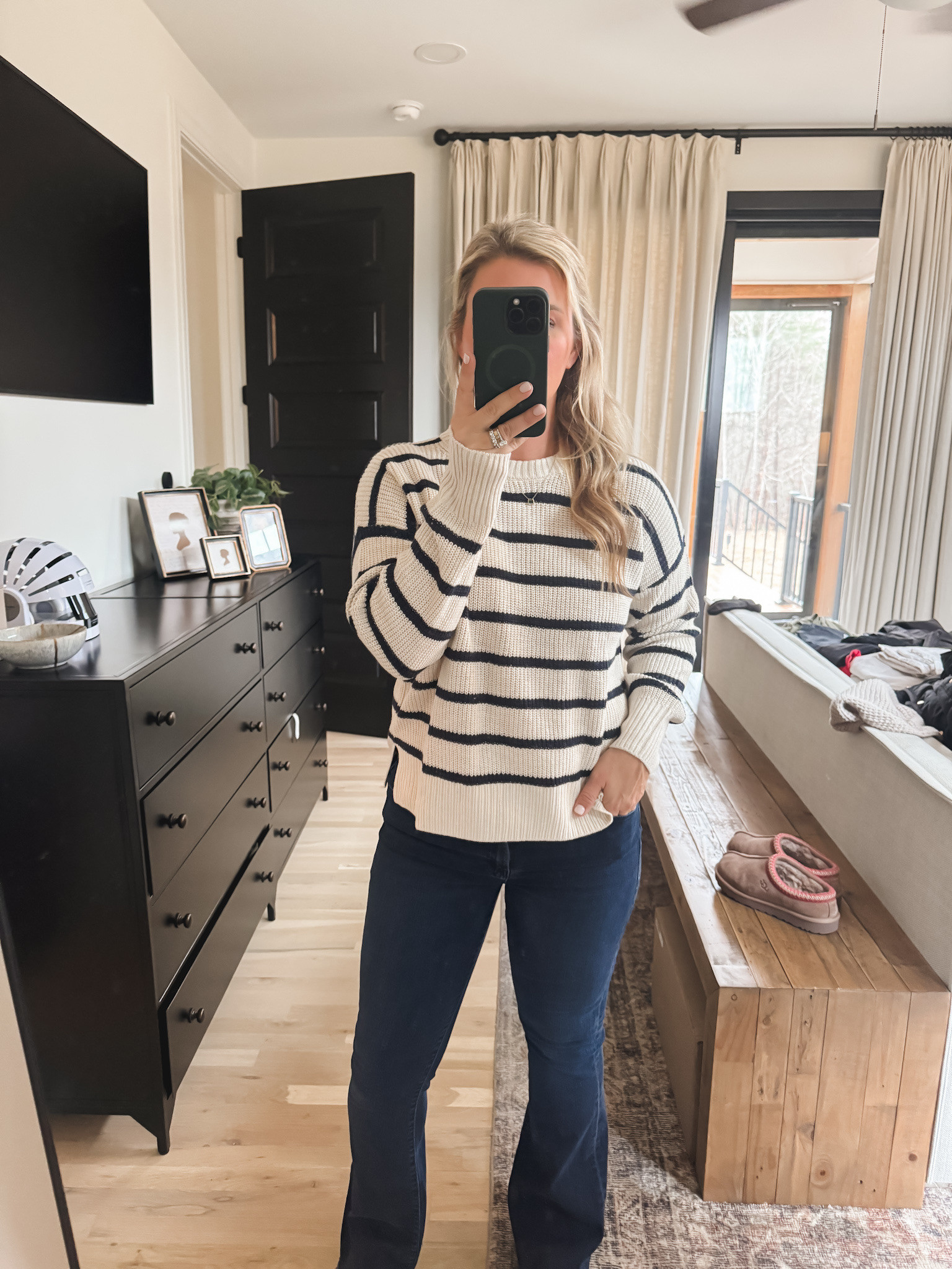 Sweater and Jeans look for errand days. 

 #LTKSeasonal