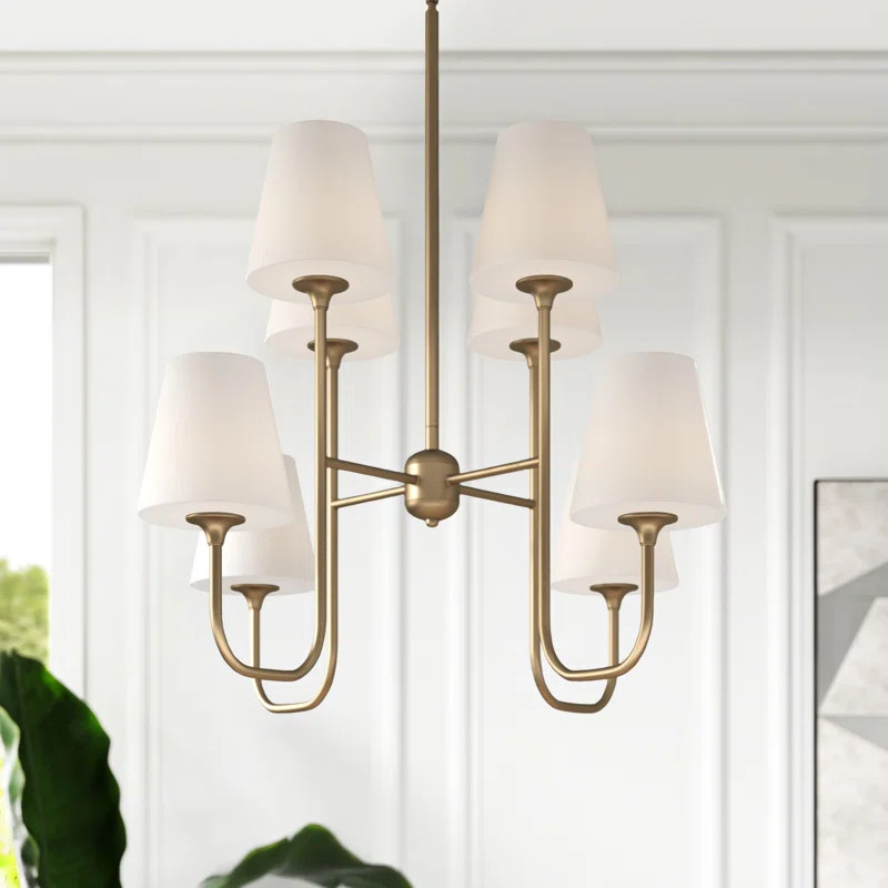 Plimpton 8 - Light Unique Geometric Chandelier | Wayfair Professional
