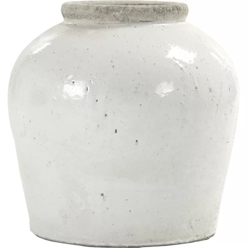 White Ceramic Table Vase | Wayfair Professional
