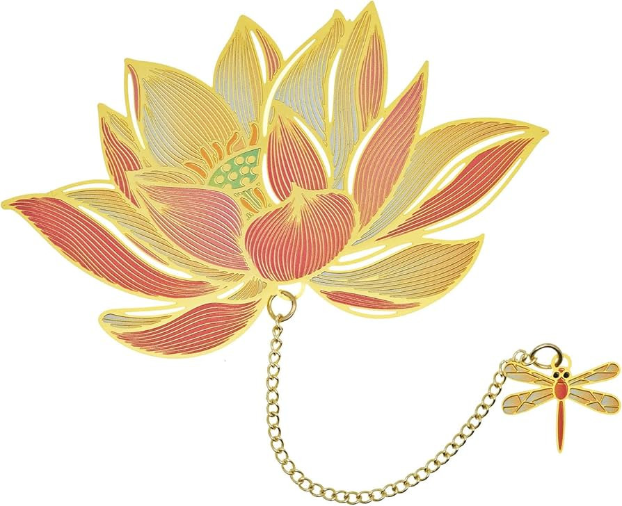 BLBMH Metal Lotus Bookmark Wedding Anniversary Birthday Gifts Teacher Christmas Gifts for Women R... | Amazon (US)