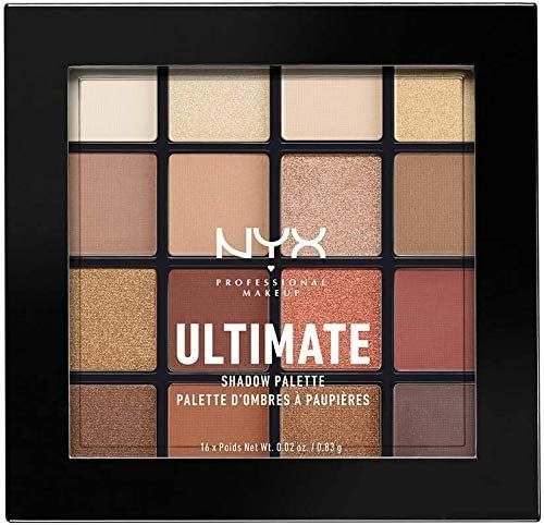 NYX Pro Fessional Makeup Ultimate Shadow Palette, Eyeshadow Palette-Warm Neutrals | Amazon (US)
