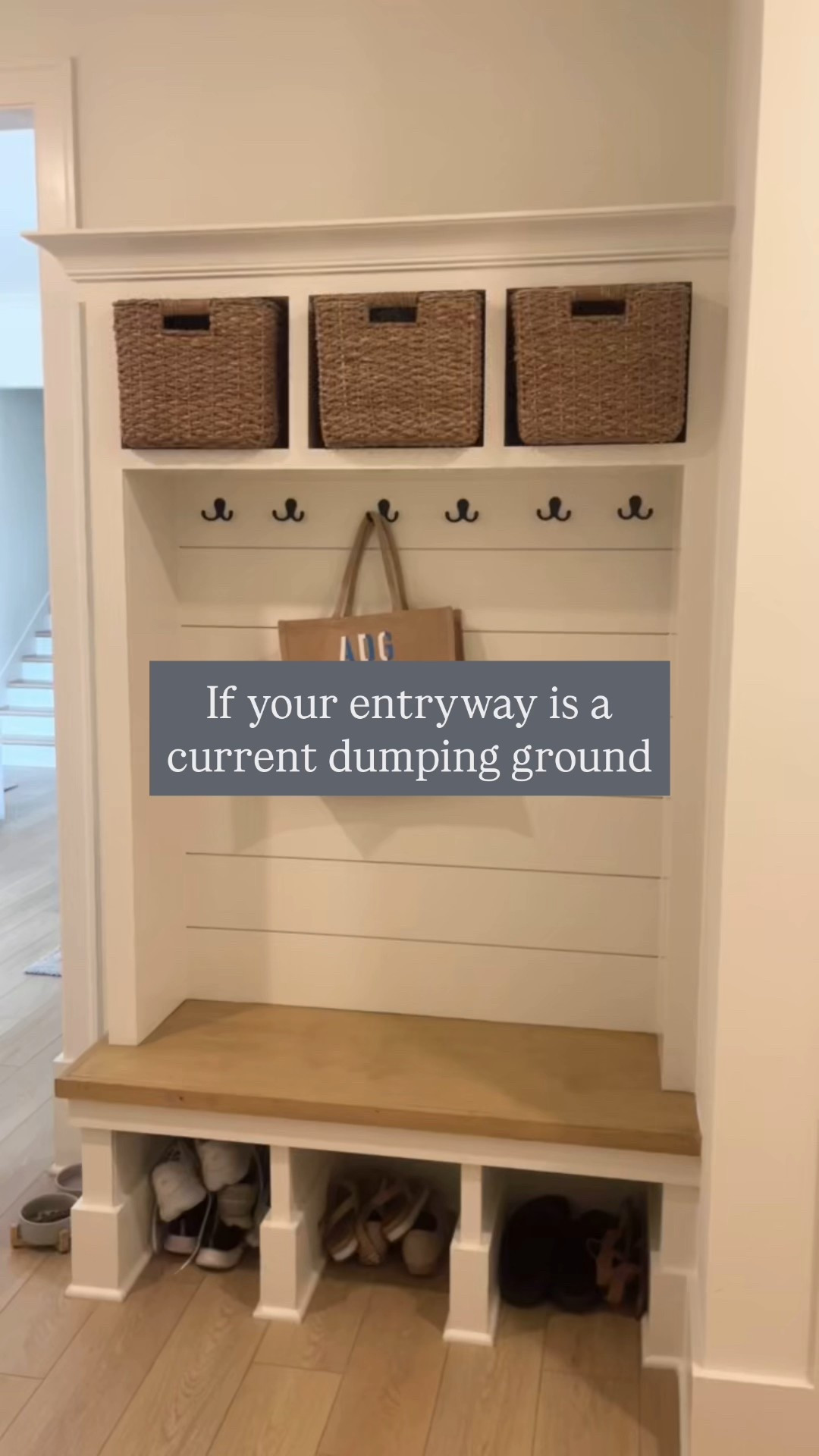Entryway drop zone solutions post holidays to make your home feel at ease again. Featuring shoe cabinet, wall hooks, storage benches, baskets, etc. #LTKFinds #LTKFavorites #HomeStyleDaily

#LTKHome #LTKHome