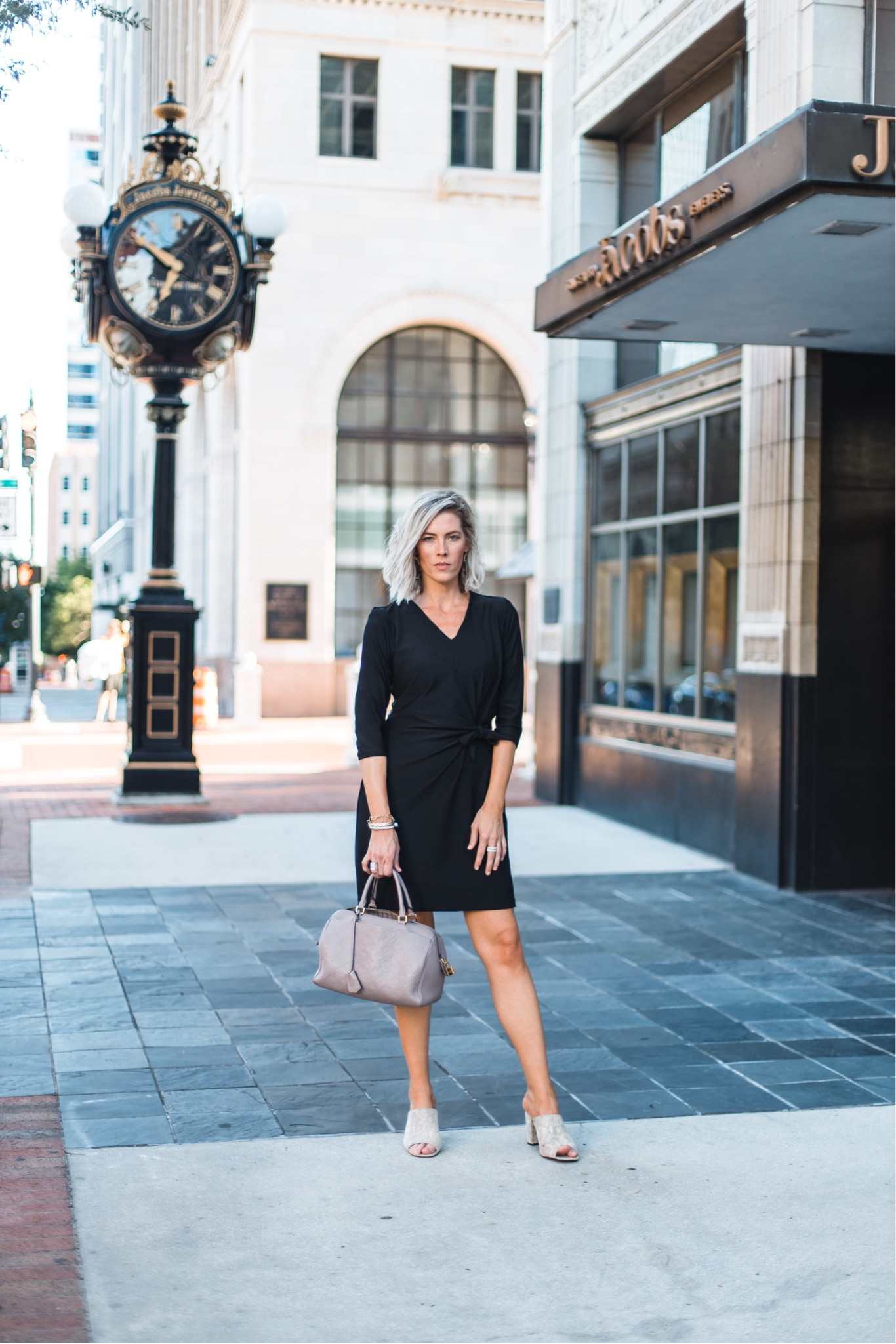 Workwear for Women in an Office Setting! How to wear a dress in the work place. Women’s work attire. What to wear to work if you’re over 40. Business Professional attire for women. Office outfit ideas. 

This is the most versatile black dress for women who go to an office everyday. This black faux wrap dress is sold out but I linked several similar styles from retailers and brands I personally wear. 

For reference I am wearing a size medium. I am 6ft  tall, weigh 145 lbs, and wear a bra size 36A  

#LTKSummerSales #LTKFindsUnder100 #LTKWorkwear