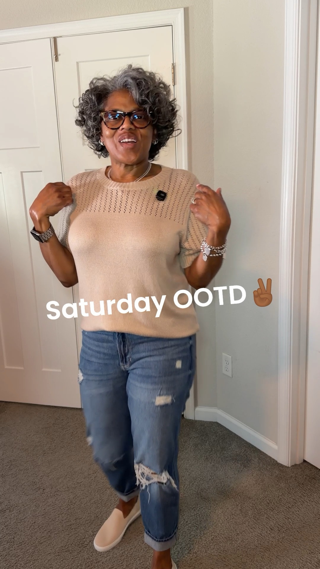 Soft neutrals + lived-in denim = my kind of Saturday uniform 🤍
This lightweight knit is perfect for that in-between weather and these jeans? The fit is everything 🙌🏽

👉🏽 Shop this easy weekend look on my LTK (linked!)

#LTKStyle #LTKOver40 #WeekendStyle #CasualChic #EverydayStyle #DenimLover #NeutralStyle #Over50Style #EffortlessStyle #LTKFinds

#LTKootd #LTKOver40 #LTKMidsize