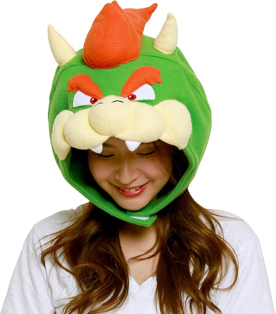 SAZAC Kigurumi Hat -Super Mario Brothers Bowser - Cozy Costume Beanie Cap | Amazon (US)