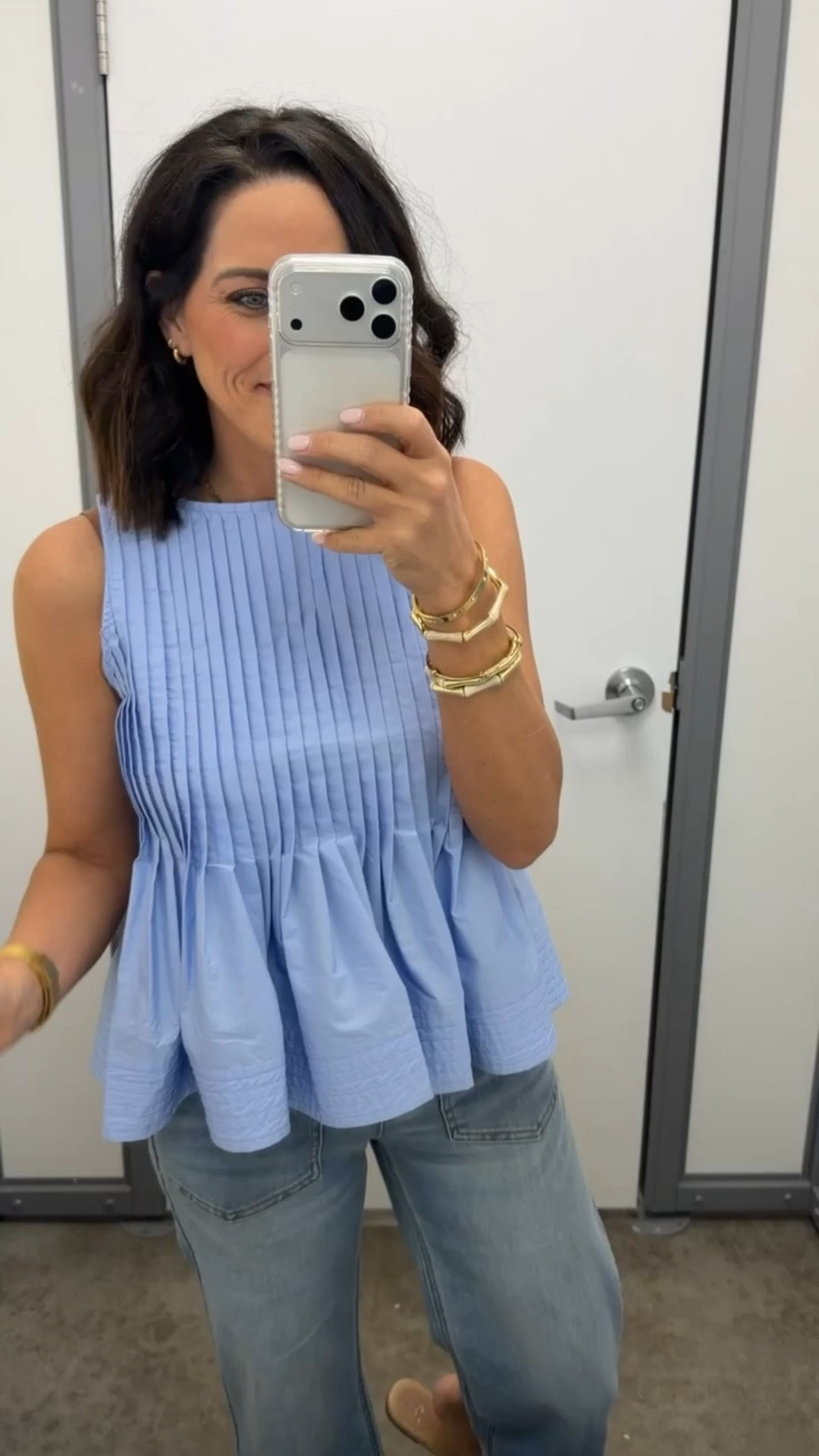 This blue peplum top is such a pretty piece for spring 💙 I love the pintuck detail and the flowy fit—it’s flattering and easy to style with jeans, white denim, or shorts for an effortless everyday outfit.

#ltkstyle #ltkfinds #springtops #peplumtop #springfashion #everydayoutfit #casualstyle #outfitideas #oldnavystyle #ltkfashion

#LTKmomlife #LTKOver40 #LTKPetite