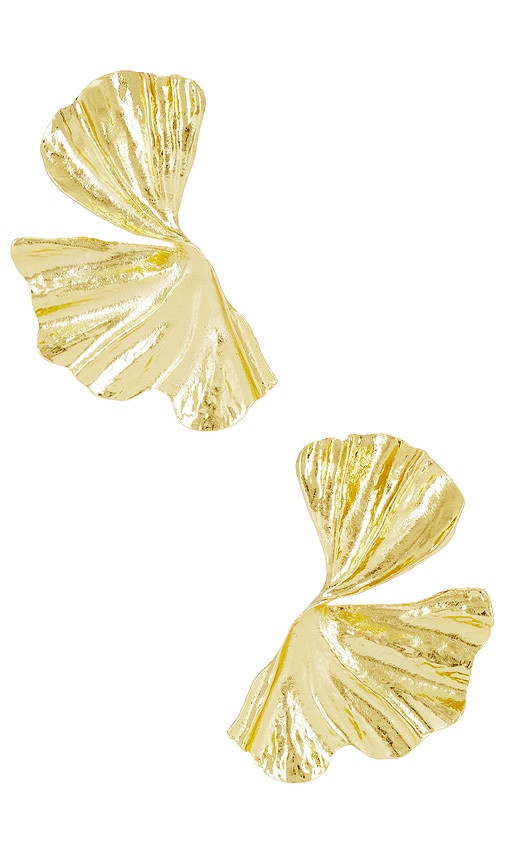 Lovers and Friends Eve Earrings in Metallic Gold. | Revolve Clothing (Global)