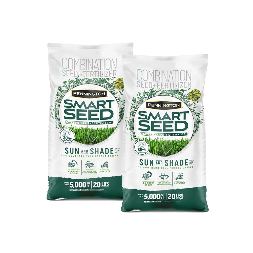 Pennington Smart Seed Sun and Shade South 2 -Pack 40-lb Mixture/Blend Grass Seed one_size | 100550236 | Lowe's