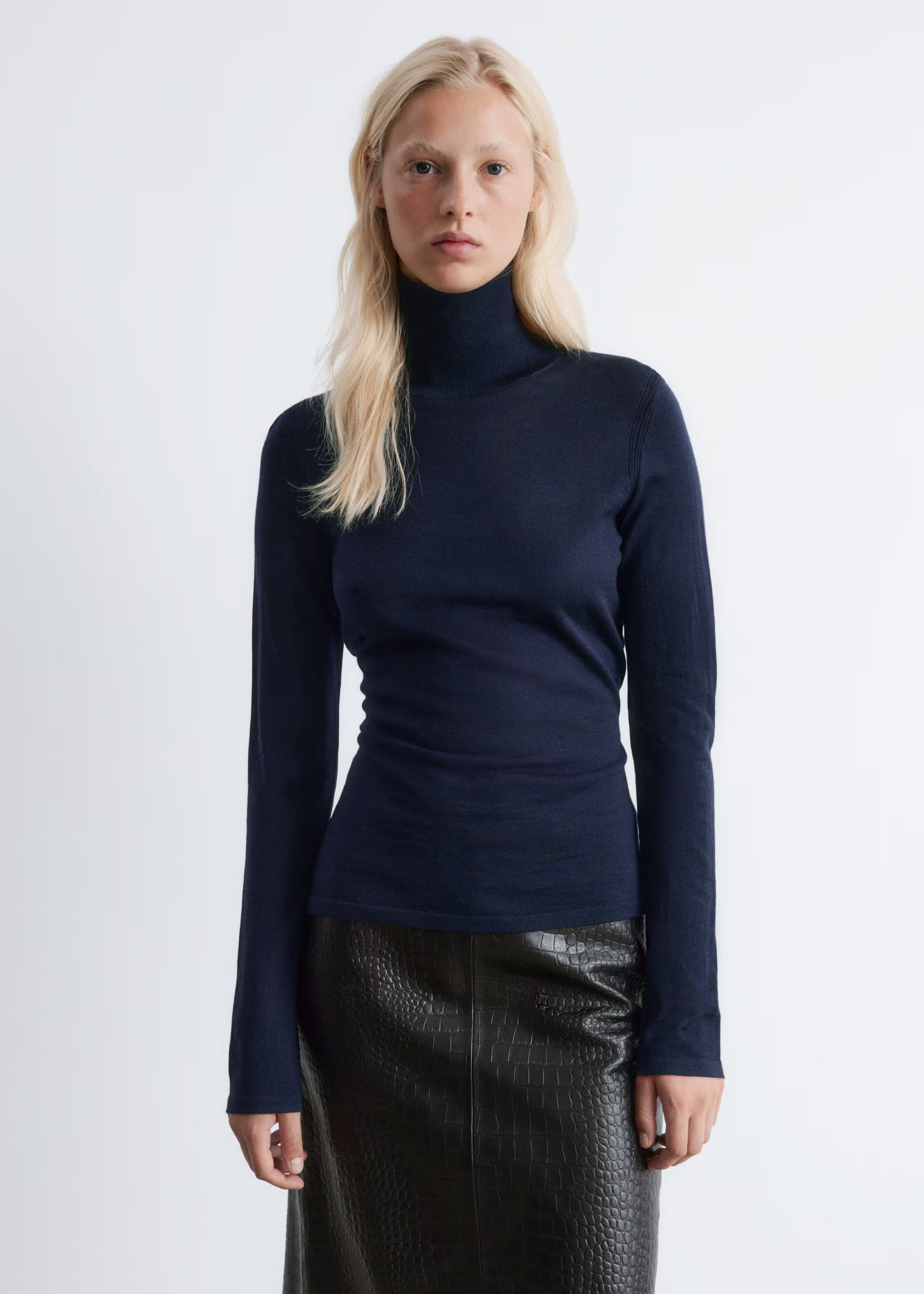 Thin-Knit Wool Turtleneck | & Other Stories - US