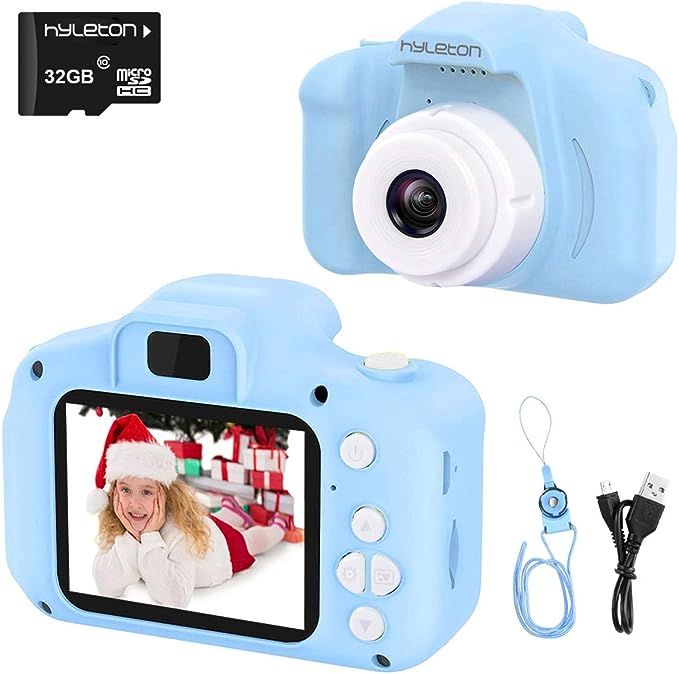 Digital Camera for Kids,hyleton 1080P FHD Kids Digital Video Camera with 2 Inch IPS Screen and 32... | Amazon (US)