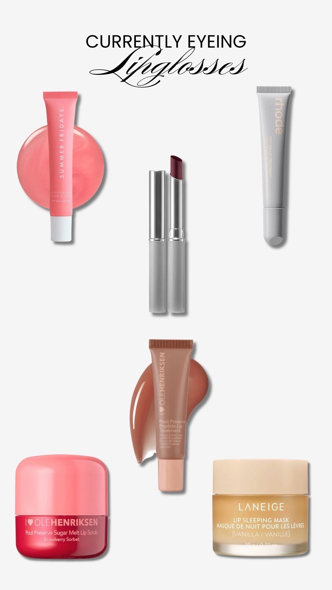Lipglosses that are viral and that I am eyeing lately! 

#LTKSeasonal #LTKBeauty