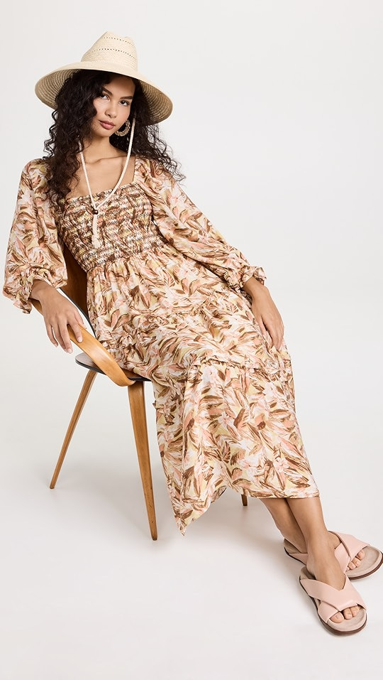 Moon River Smocked Dress | SHOPBOP | Shopbop