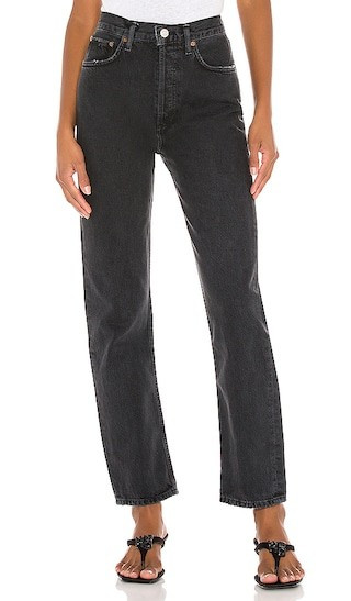 90's Pinch Waist in Black Tea | Revolve Clothing (Global)