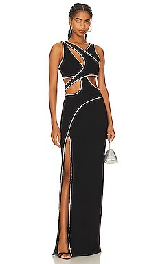 Zuwa Embellished Gown
                    
                    YAURA | Revolve Clothing (Global)