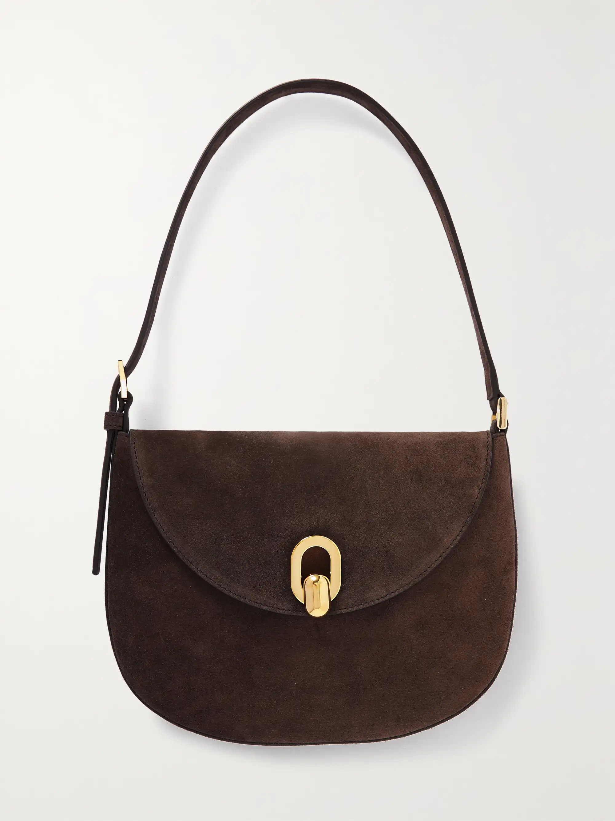 SAVETTE Tondo small suede shoulder bag | NET-A-PORTER | NET-A-PORTER (UK & EU)