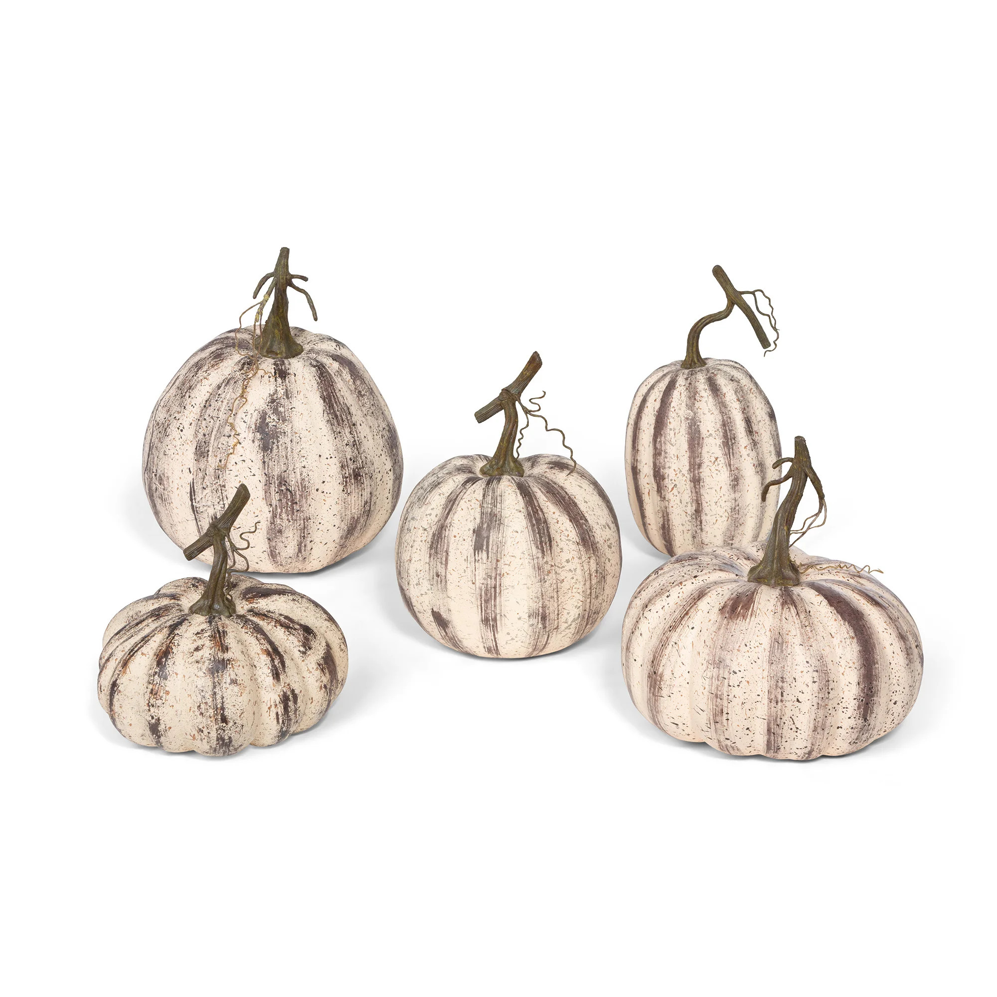 Farmhouse Pumpkins, Set Of 5 | Perigold
