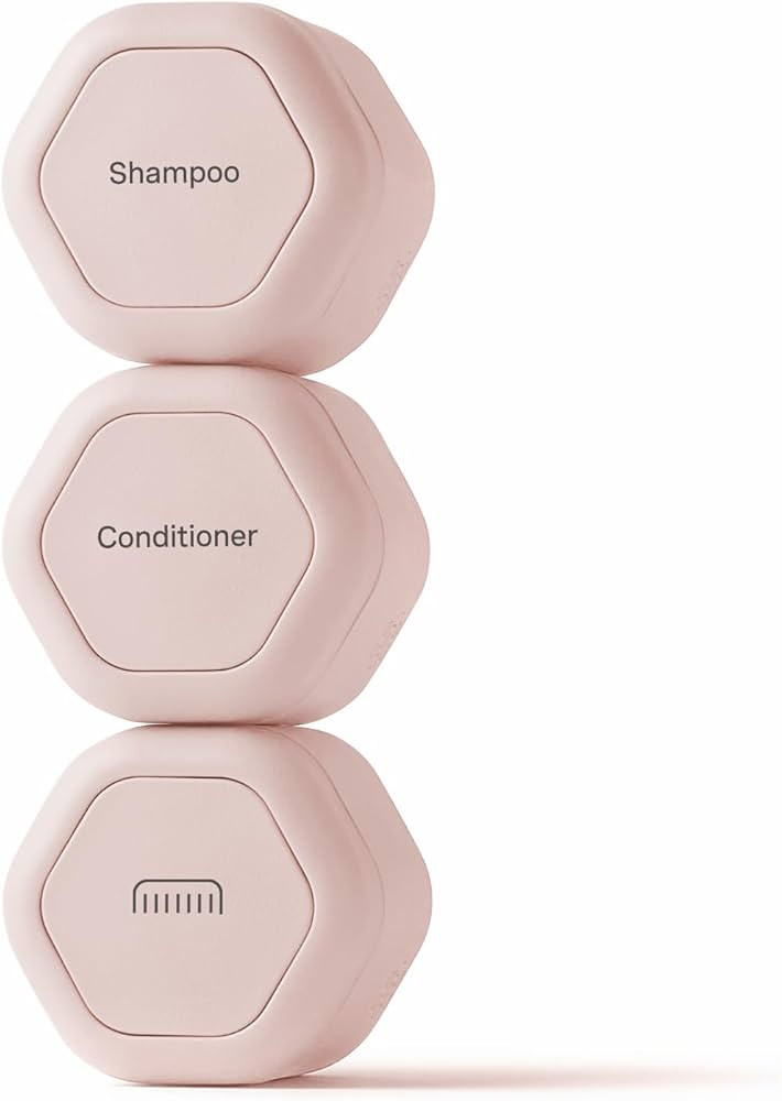 Cadence Travel Containers Haircare Capsule Set - Magnetic Containers with Lids,Carry On Travel Es... | Amazon (US)