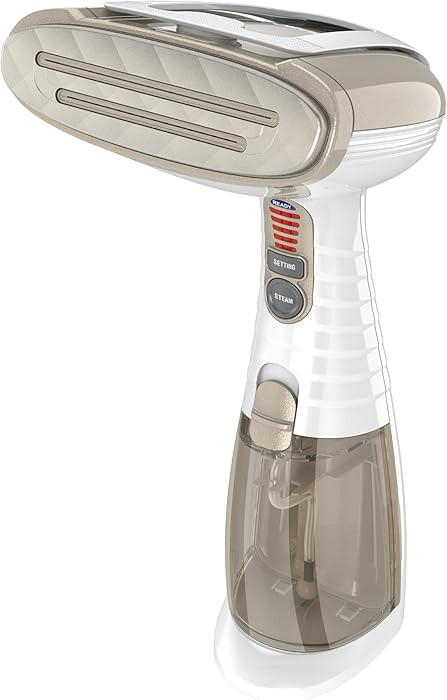 Conair Turbo Extreme Steam Hand Held Fabric Steamer, GS59X, 1875W, 15 min, 7.3 oz, White/Champagn... | Amazon (US)