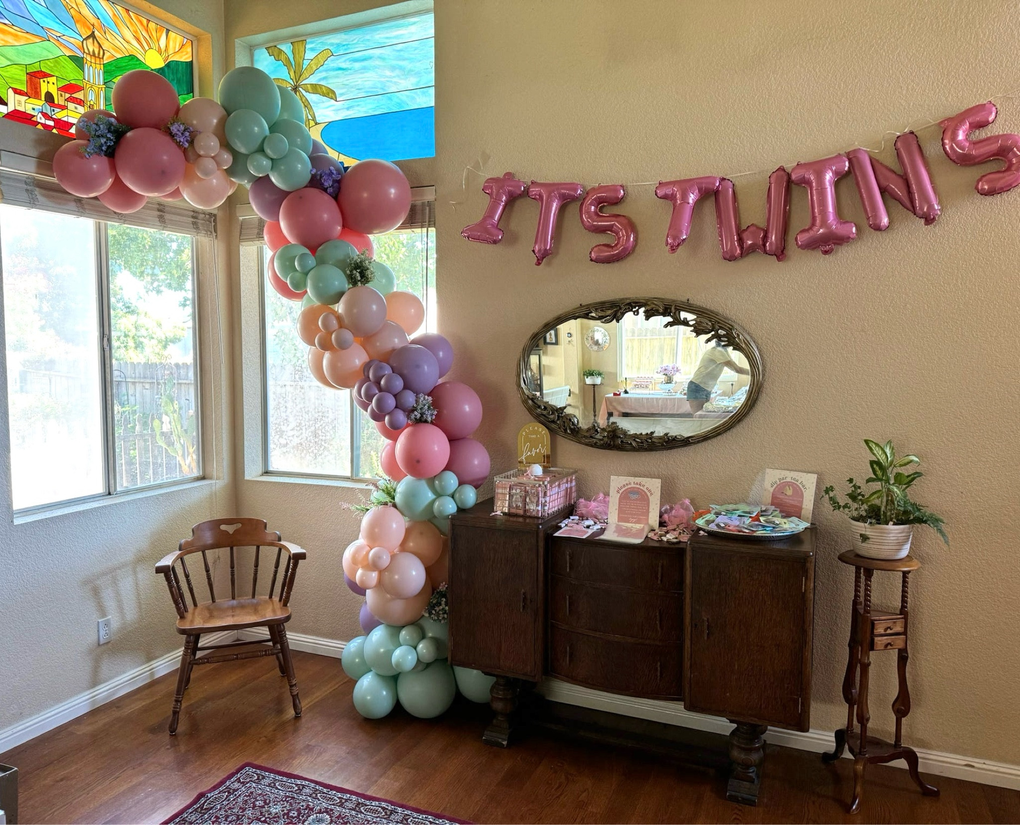 These pastel balloons were a total showstopper at our Garden Tea Party Baby Shower! 🎈✨ used  to create a dreamy balloon garland that added the perfect pop of color to the decor. Easy to assemble and such a fun statement piece for any celebration! Shop the look and create your own balloon magic. #LTKhome #babyshowerdecor #balloongarland

#LTKParties #LTKBaby #LTKBump