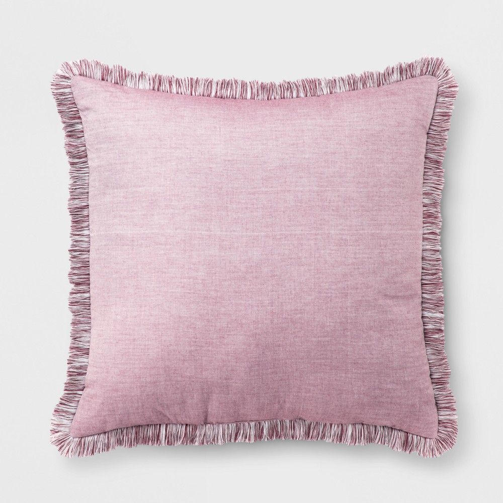 Merlot Yarn Dyed Euro Throw Pillow - Opalhouse, Purple | Target