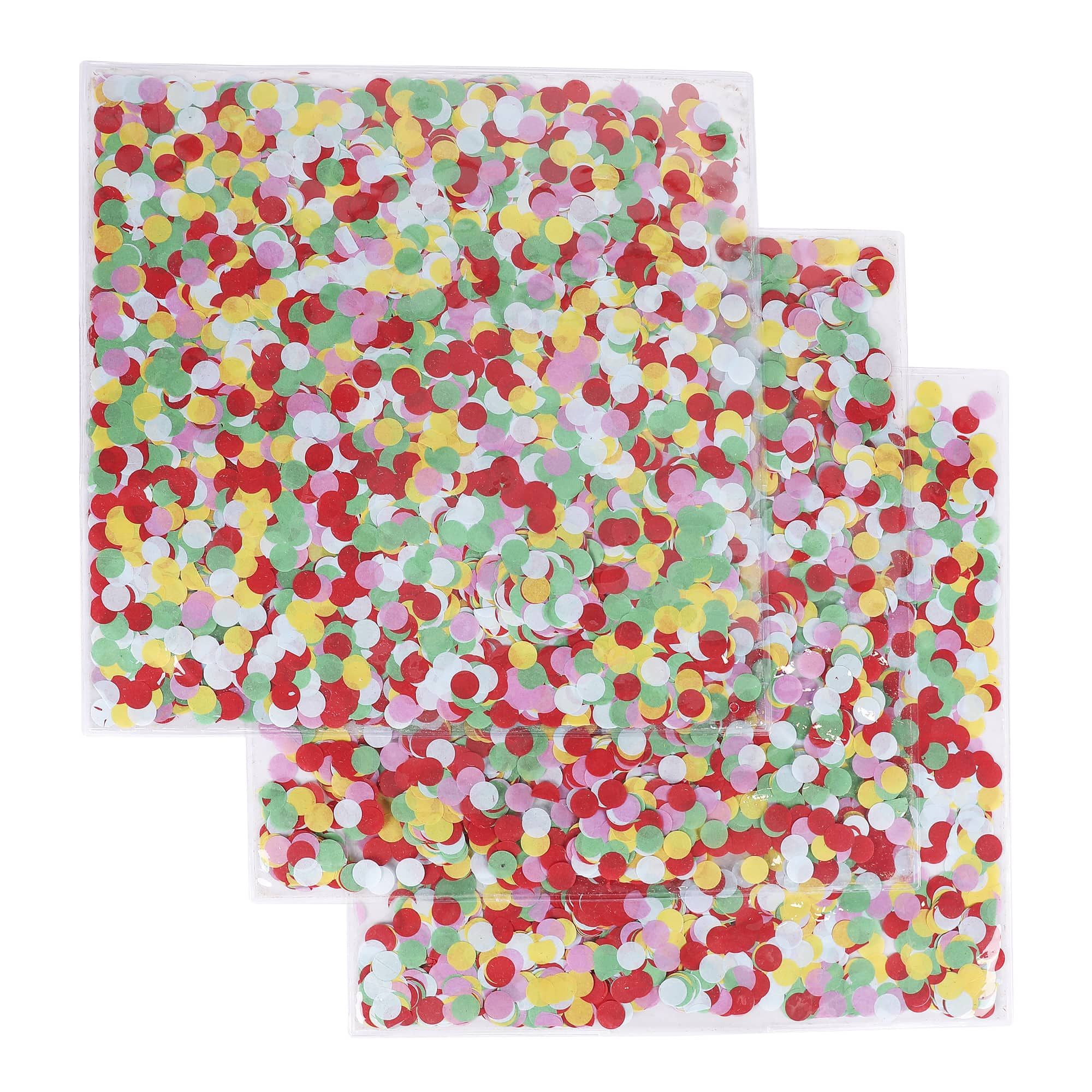 Confetti-filled Reusable Placemats (4 ct) | Packed Party
