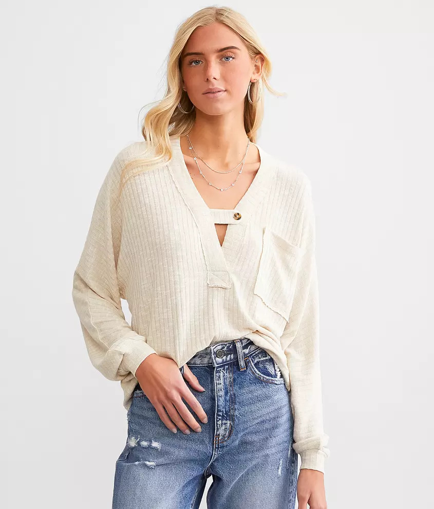 Ribbed Top | Buckle