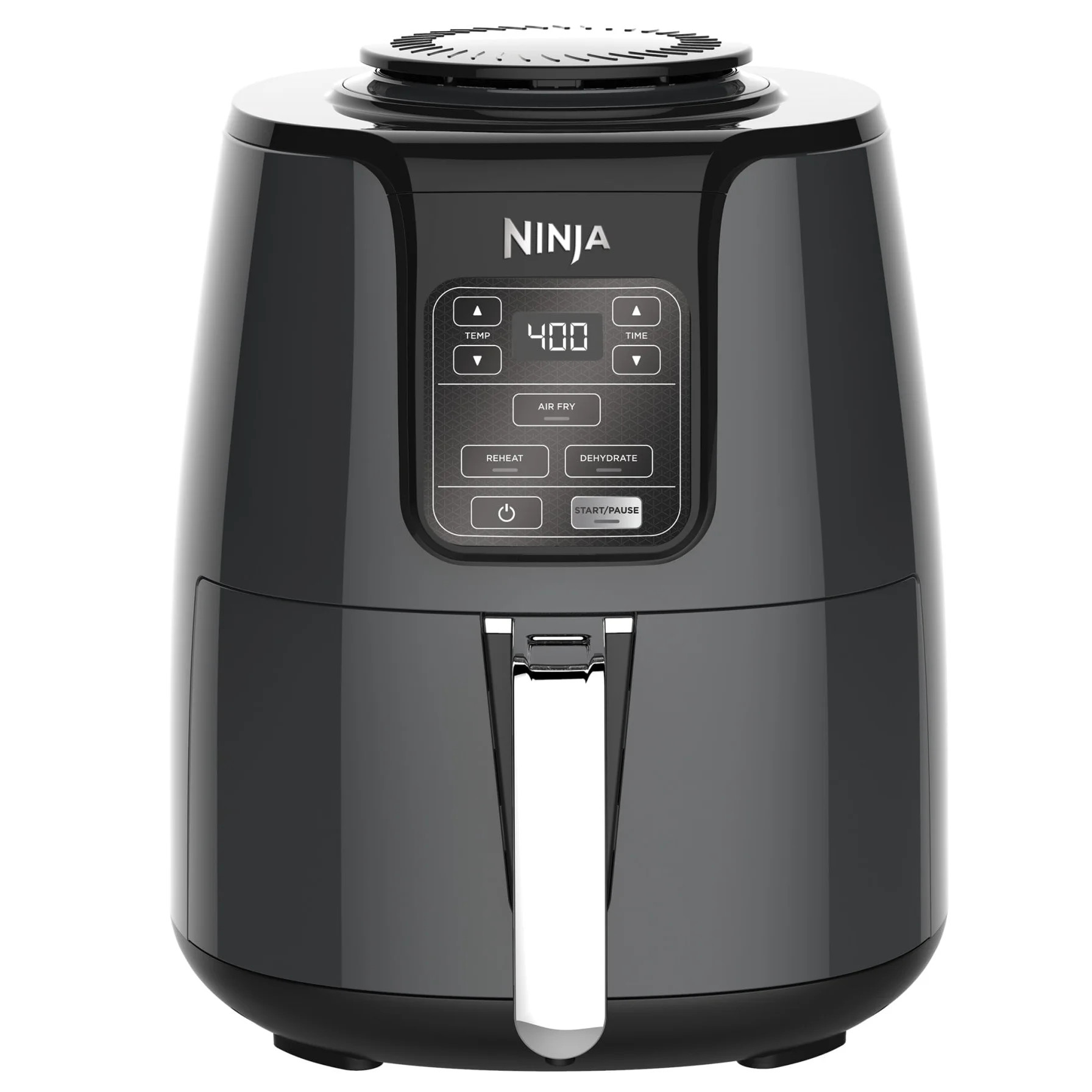 Ninja 4 Qt Air Fryer, Nonstick Basket with Crisper Plate, 1550 Watts, Black, AF100WM - Walmart.co... | Walmart (US)