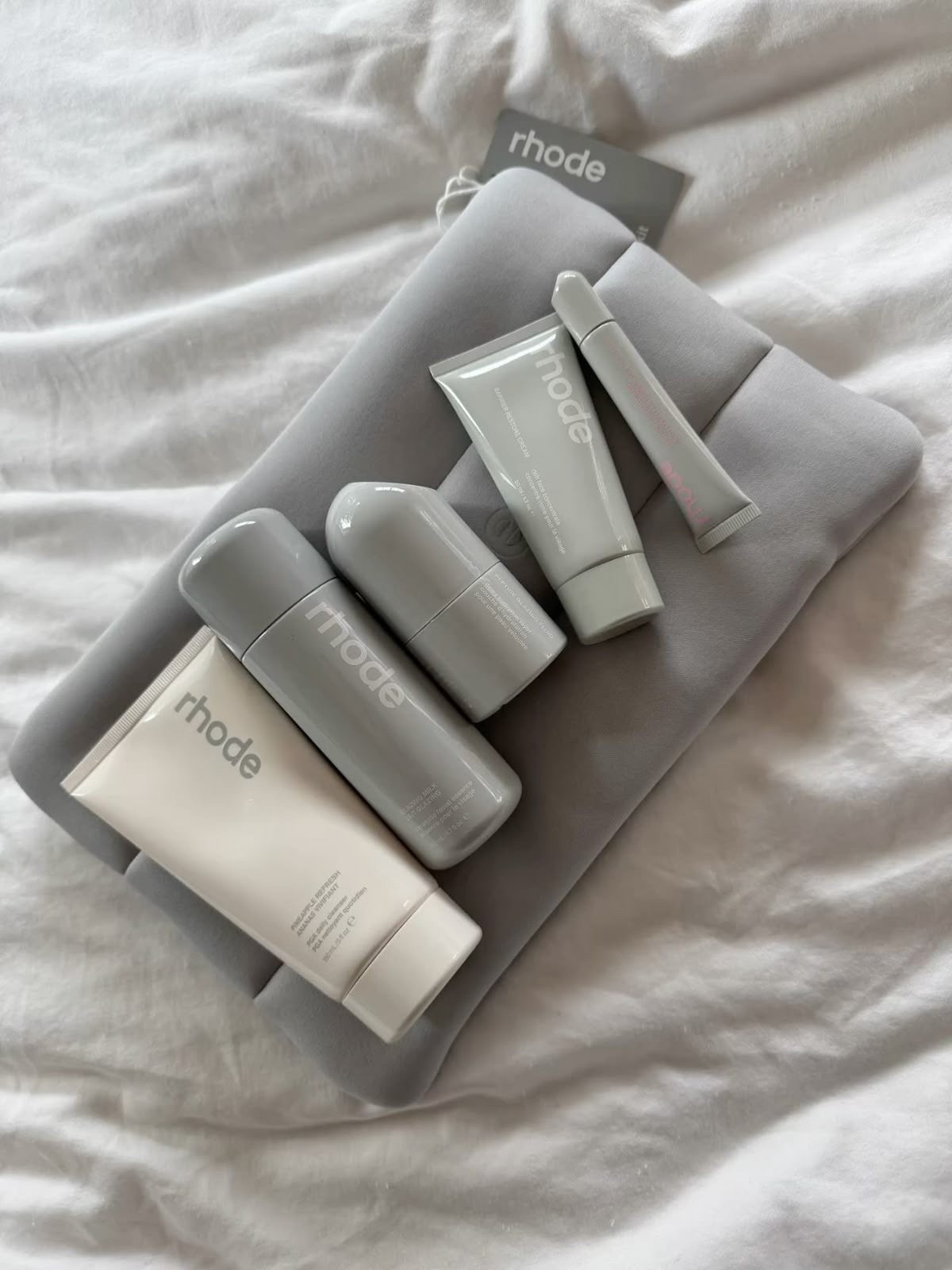 Rhode skincare set makeup Hailey nowhere 📸 photo: Pinterest credit 

#LTKselfcare #LTKmorningroutine #LTKOver40