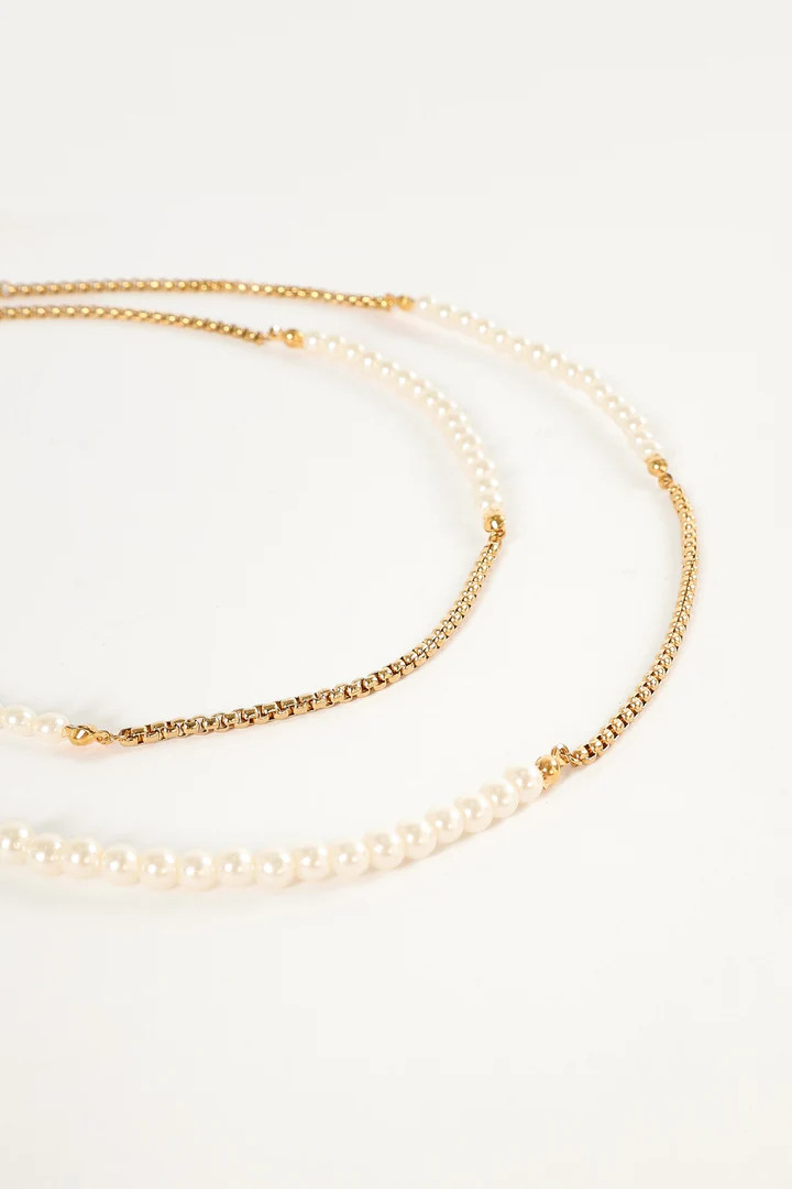 Remi Pearl Necklace - Gold | Petal & Pup (US)